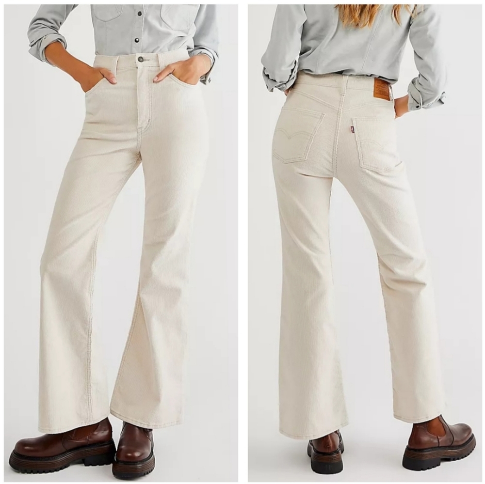 Levi's 70's High Rise Flare Corduroy Jeans Pants